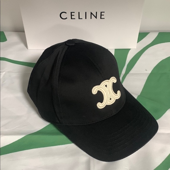 Celine Black Cap with Logo - Picture 1 of 5